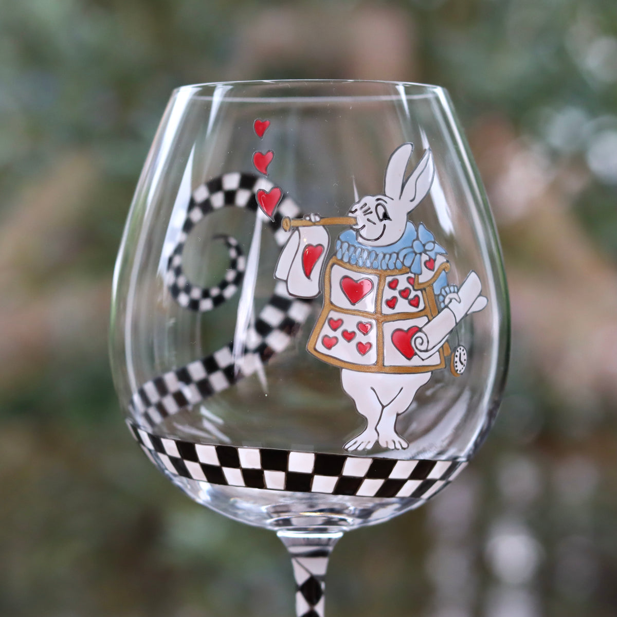 Alice in Wonderland Themed Wine Tumbler