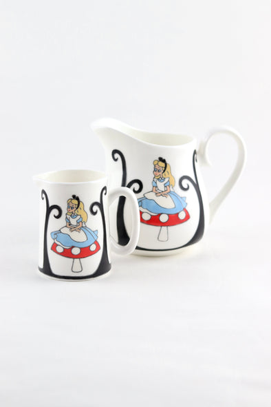 Alice in Wonderland Milk Jug