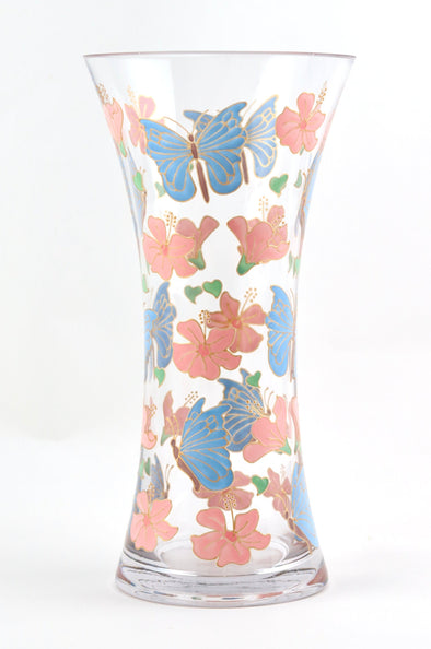 Butterflies and Blossom Vase