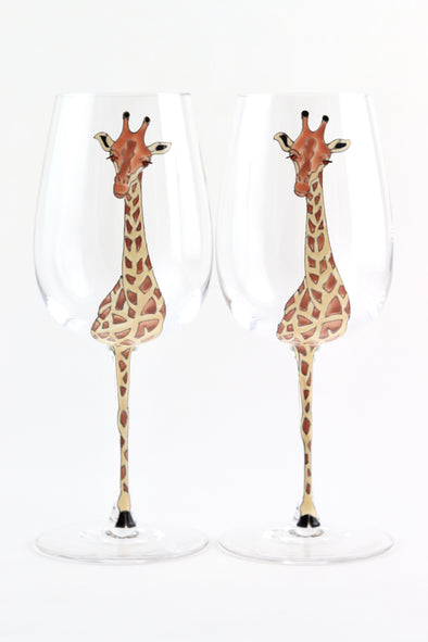 Giraffe Wine Glass