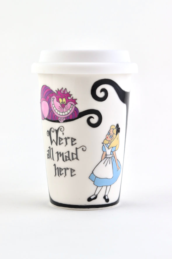 Alice in Wonderland Travel Cup