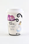 Alice in Wonderland Travel Cup