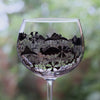 Black Lace Goblet