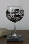 Black Lace Goblet