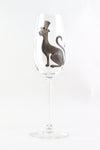 Cat Bride and Groom Champagne Flutes