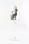 Cat Bride and Groom Champagne Flutes