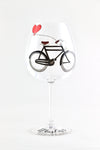 Bicycle Lovers Wine Goblets