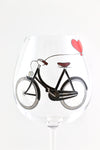 Bicycle Lovers Wine Goblets