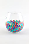 Harlequin Stemless Glass