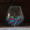 Harlequin Stemless Glass