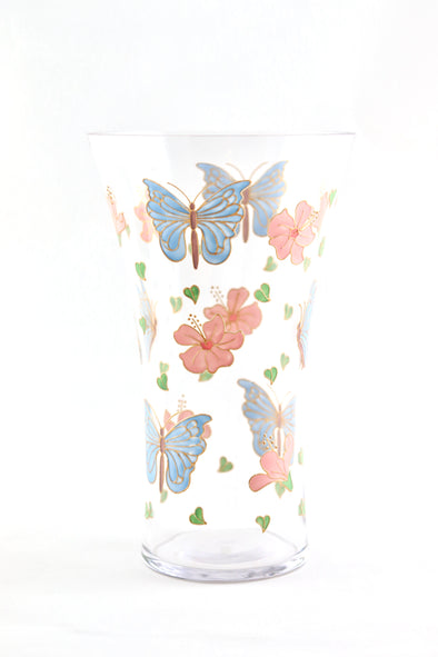 Butterflies and Blossom Vase