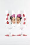 Frida Kahlo Beer Glass