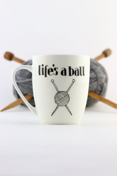 Life's a ball mug
