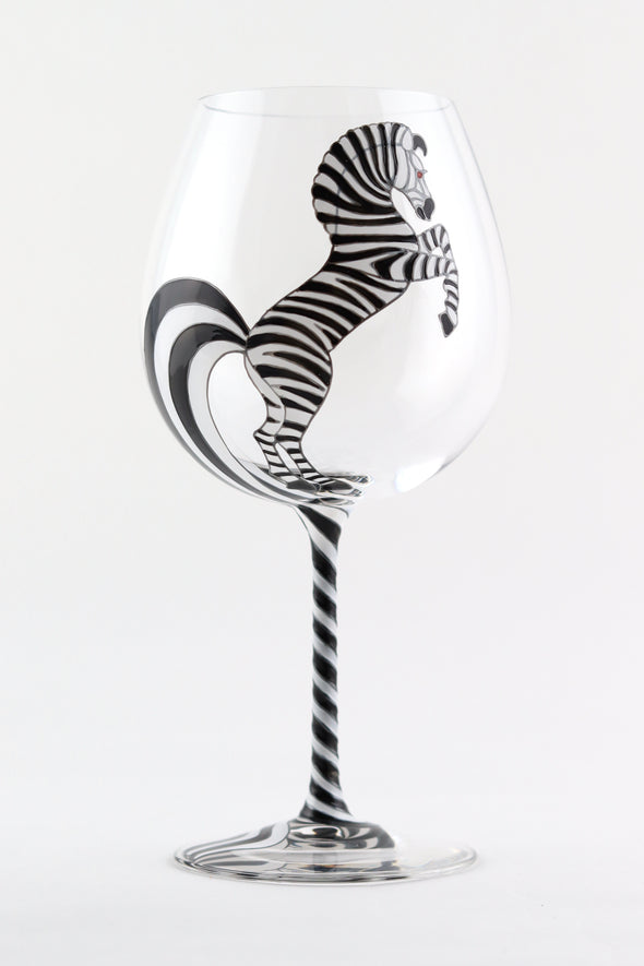 Zebra Wine Goblet