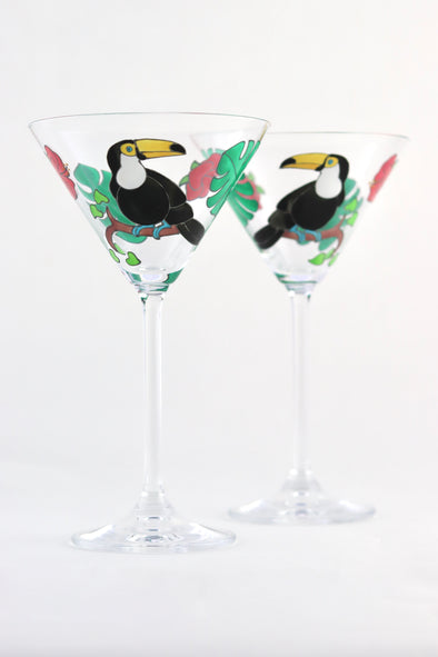 Toucan Cocktail Glass