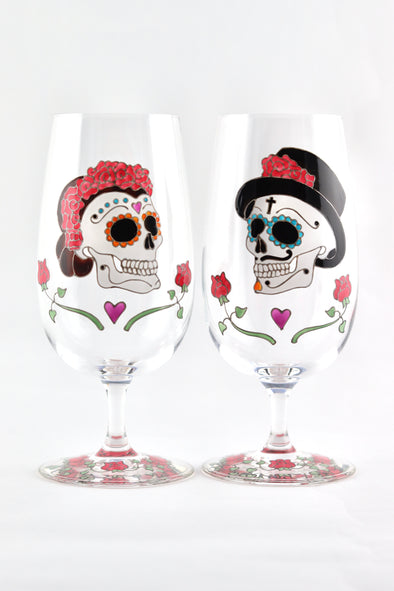 Dia de Los Muertos Beer Glass