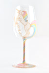 Unicorn Wine Glass