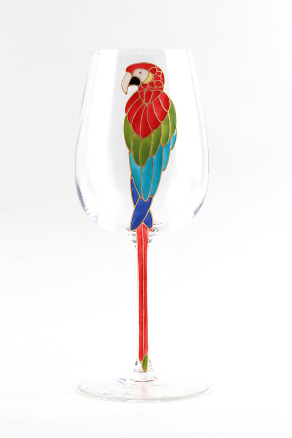 Parrot Wine Glasses