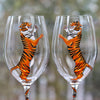 Leaping Tiger Wine Glass