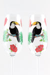 Toucan Champagne Flute