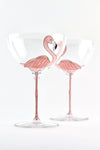 Flamingo Champagne Coupe