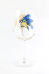 BlueTits Wine Glass