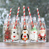 Christmas Mini Milk Bottles