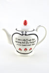 Alice in Wonderland Teapot - back view