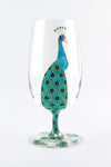 Peacock Beer Glass