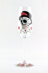 Dia de los Muertos Champagne Flute