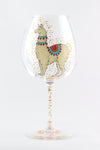 Llama Wine Goblet