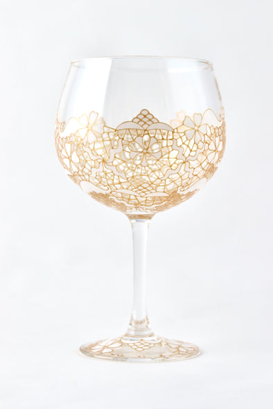 White Lace Goblet