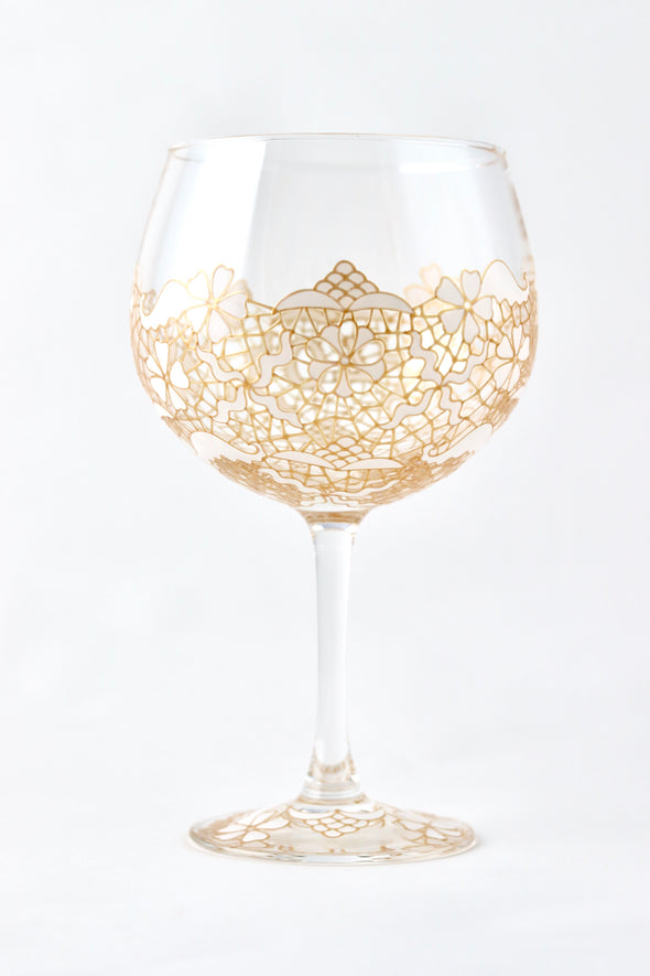 White Lace Goblet