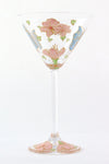 Butterflies and Blossom Cocktail Glass