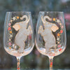 Dancing Elephants Wine Glasses