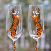 Leaping Tiger Champagne Flute