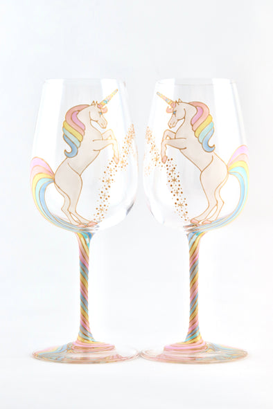 Unicorn Wine Glass