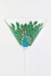 Peacock Cocktail Glasses