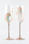 Unicorn Champagne Flutes