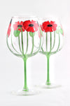 Poppy Wine Goblet