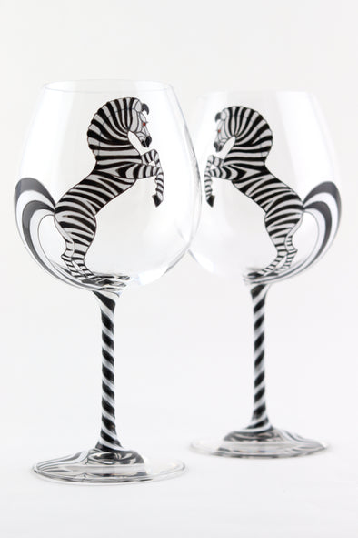 Zebra Wine Goblet