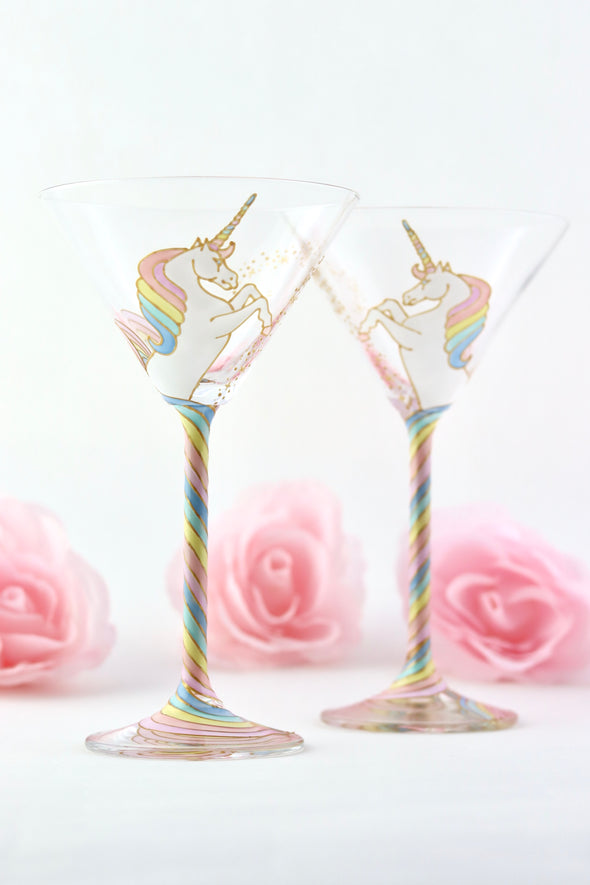 Unicorn Cocktail Glasses