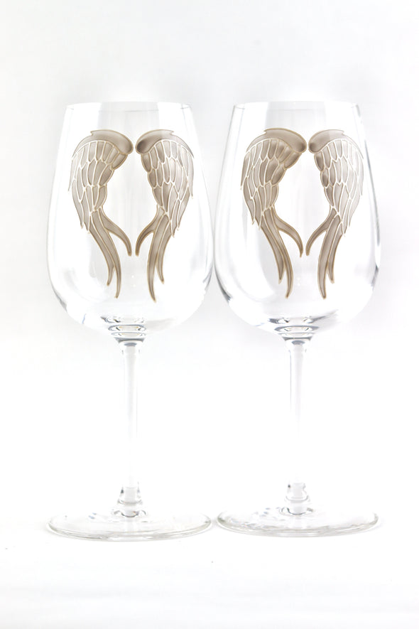 Angel Wings Wine Glass