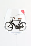 Bicycle Lovers Wine Goblets