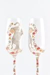 Dancing Elephants Champagne Flutes