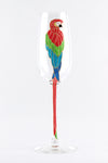 Parrot Champagne Flutes