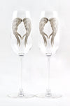 Angel Wings Champagne Flute