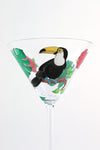 Toucan Cocktail Glass