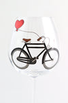 Bicycle Lovers Wine Goblets