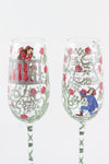 Romeo and Juliet Champagne Flutes